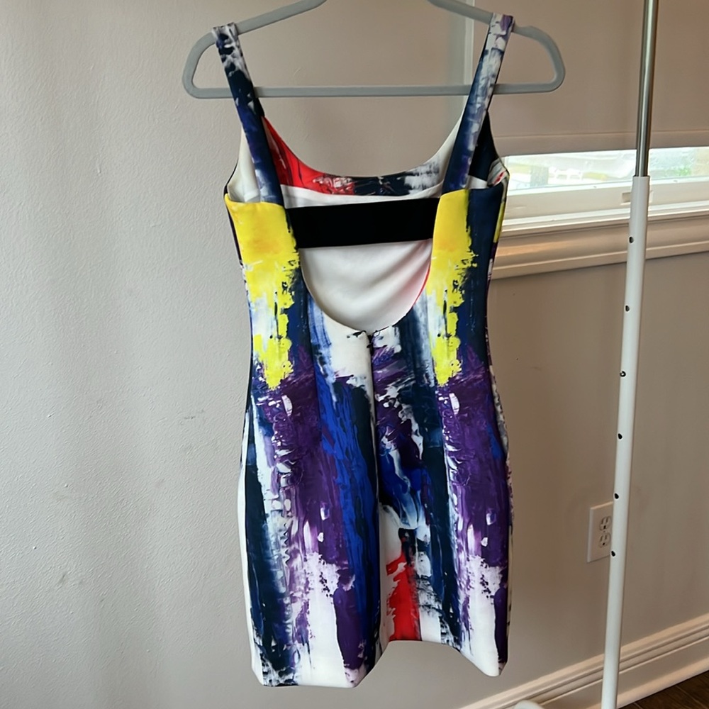 Milly Multi-Colored Mini Dress - image 3
